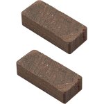 Mevronisshop - 2 plaquettes frein tondeuse gazon compatible avechusqvarna 5321209 - 61, tecumseh 799021, ...