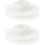 Mevronisshop - lot de 2 poulies inf�rieures de lanceur � rappel automatique 63x17mm compatibles avec ...
