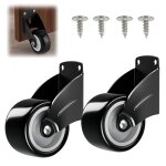 Mevronisshop - lot de 2 roulettes de portail, roue stabilisatrice réglable, antidérapante, robuste, pour ... Mevronisshop - lot de 2 roulettes de portail, roue stabilisatrice réglable, antidérapante, robuste, pour ...