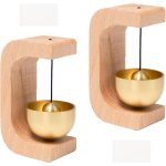 Mevronisshop - 2 sonnette de porte en bois carillon de sonnette magn�tique carillon de porte en bois ...