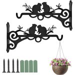 Mevronisshop - lot de 2 suspension plante, crochet mural de 23 cm, suspension plante exterieur pour pot ...