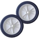 Mevronisshop - 2 x roue de tondeuse pneus en caoutchouc diam�tre 170mm moyeu largeur 36mm al�sage de ...
