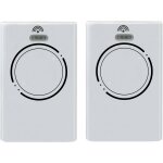 Mevronisshop - 2 x tlcommande xt2 868mhz slh 787009 2 canaux blanc portes de garage motorisation portail ...