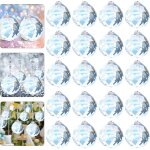 Mevronisshop - 20 pcs sun catcher, boule de cristal clair, suncatcher, carillons d�coratifs d'ext�rieur, ...