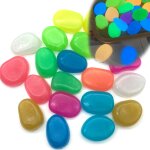 Mevronisshop - 20 pi�ces grande pierre lumineuse, galets lumineux pour jardin pierres lumineuses cailloux ...