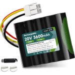 Mevronisshop - 20v 3500mah batterie pour worx landroid s basic, s450i, s500, wa3230, wr101si, wr102si, ...