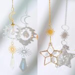 Mevronisshop - 2pcs attrape soleil en cristal, sun catcher, attrape soleil cristal suspendu, suncatcher ...