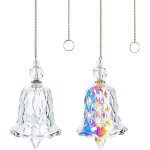 Mevronisshop - 2pcs carillons eoliens en cristal capteurs de soleil cristal pour fentres capteur de ...