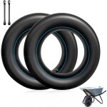 Mevronisshop - 2pcs chambre � air remorque, 3, 50 / 3. 00 - 8  pneu brouette tubes int�rieurs de remplacement ...