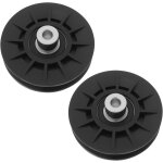 Mevronisshop - 2pcs poulies de renvoi en v pour tondeuse � gazon pi�ce de rechange 532194326 532194226 ...