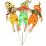 Mevronisshop - lot de 3 epouvantails de dcoration d'halloween de 40 cm pour jardin, maison, ecole, cour, ...