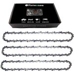 Mevronisshop - 3 pcs 8 pouces cha�nes de scie � cha�ne pour mini tron�onneuse rechargeable, pas de la ...