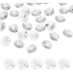 Mevronisshop - 35pcs perles octogonales 14mm cristal. perles attrape - lumi�re verre 2 trous. prismes ...