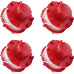 Mevronisshop - 4 bobines de fil pour coupe - bordure einhell ge - ct 36 / 30 li e solo, agillo 36 / 255 ...