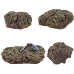 Mevronisshop - 4 pi�ces mini rochers simul�s miniatures ornements en pierre mini rochers de jardin accessoires ...