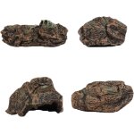 Mevronisshop - 4 pi�ces mini rochers simul�s, 4 pi�ces rocaille roches de montagne, pour la d�coration ...