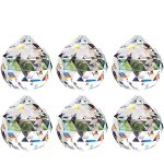 Mevronisshop - 40mm prisme de boule de cristal clair - 6pcs suspension suncatcher a facettes pour lustre ...