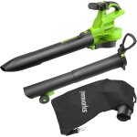 Mevronisshop - 40v aspirateur souffleur sans fil de feuilles � batterie avec moteur sans balais, 370 ...