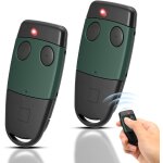 Mevronisshop - 433. 92 mhz telecommande portail, 2 canaux tlcommande porte de garage compatible avec ...