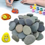 Mevronisshop - 45pcs 3 - 5cm dessin de cailloux, enfants graffiti ardoise, collage craft painting pierre ...