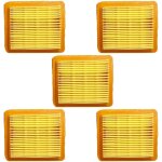 Mevronisshop - lot de 5 filtres � air pour moteur � 4 temps, filtres � air de rechange pour d�broussailleuse ...