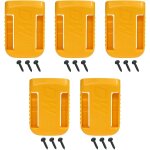 Mevronisshop - 5 pcs tool support de batterie pour dewalt couvercle de batterie clip de ceinture support ...