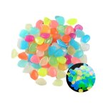 Mevronisshop - lot de 500 galets phosphorescents ¿ mini pierres lumineuses micro paysages d�coratifs ...