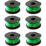 Mevronisshop - lot de 6 bobines de fil vert pour d�broussailleuse black & decker gl7033 gl8033 gl9035 ...
