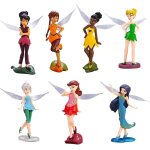 Mevronisshop - 7 pcs f�es de jardin d�corations mini statue de f�e f�es topper de g�teau fleurs famille ...