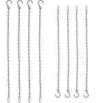 Mevronisshop - 8 pi�ces cha�ne de suspension, cha�ne en m�tal de suspension plante panier pot de fleurs, ...
