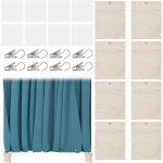 Mevronisshop - 8pcs poids rideau exterieur, 0, 43kg sacs de sable pour rideaux de terrasse avec pinces ...