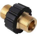 Mevronisshop - adaptateur nettoyeur haute pression m22 x 1, 5 en laiton, raccord rapide avec al�sage ...