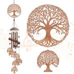 Mevronisshop - arbre de vie carillons de vent en plein air carillon de vent m�morial de sympathie carillon ...
