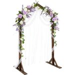 Mevronisshop - arche de mariage bois, 2. 15m support arche mariage en bois, large arche ballon, arche ...