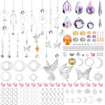 Mevronisshop - attrape soleil cristal, 406 pi�ces kit attrape soleil cristal suspendu, kit de fabrication ...