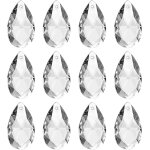 Mevronisshop - attrape soleil cristal suspendu clair 12 pcs 28mm pendentifs en cristal k9 perles forme ...