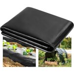 Mevronisshop - bche en polythylne trs rsistante noire, housse en plastique impermable extra epaisse, ...