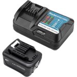 Mevronisshop - bl1041b 4, 0ah 12v batterie avec chargeur dc10wd dc10sb compatible avec makita 12v batterie ...