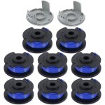 Mevronisshop - lot de bobines de rechange pour coupe - bordure 0, 065  18 volts 24 v 40 v, compatible ...