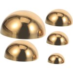 Mevronisshop - boules de en acier inoxydable 304 pour jardin 5 pi�ces demi - sph�res d�coratives polies ...