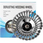 Mevronisshop - brosse de debroussailleuse universelle, 200 x 25, 4 mm brosse de d�sherbage, t�te brosse ...