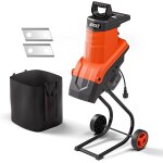 Mevronisshop - broyeur vegetaux et branches electrique 2500w broyeur biologique electrique avec sac de ...