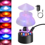 Mevronisshop - brumisateur a ultrasons, 12 led, mini brumisateur avec cadre etanche, trois lumires de ...