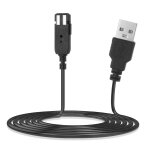 Mevronisshop - c�ble de charge de rechange de 100 cm compatible avec les cisailles � gazon sans fil bosch ...