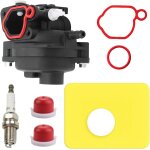 Mevronisshop - carburateur de tondeuse � gazon 799583 pour moteurs briggs & stratton 300e 450e 500e ovh ...