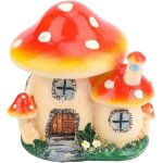 Mevronisshop - champignon f�e maison jardin statue champignon maison miniatures d�coration r�sine ext�rieur ...