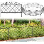 Mevronisshop - cl�ture de jardin d�corative - panneaux de cl�ture de 44 cm (h) x 3 m (l) - cl�ture anti ...