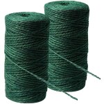 Mevronisshop - corde de jardin - 200 m - 2 mm - fil de bricolage - vert - reliure pour plantes - pour ...