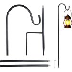 Mevronisshop - crochets de berger, crochet de jardin, crochets de lanternes de jardin, convient pour ...