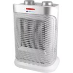 Mevronisshop - descon da - t184cs radiateur soufflant en c�ramique, avec oscillation, blanc / argent�, ...